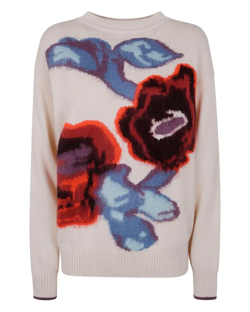 Paul Smith Pullover mit Hazy Floral-Print - Nude Nude