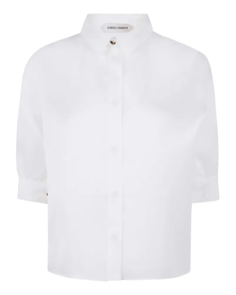 Alberta Ferretti Hemd mit Brusttaschen - Weiß Weiß