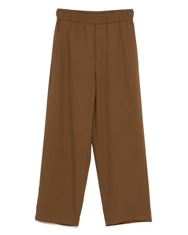 AMI Paris Hose mit elastischem Bund - Braun Braun