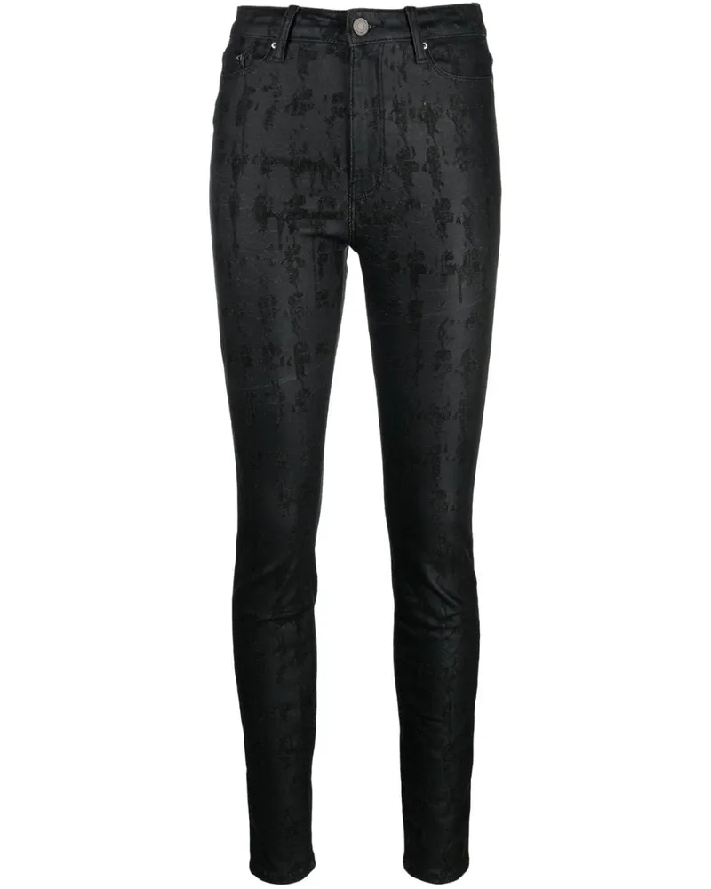 Karl Lagerfeld Klassische Skinny-Jeans Schwarz