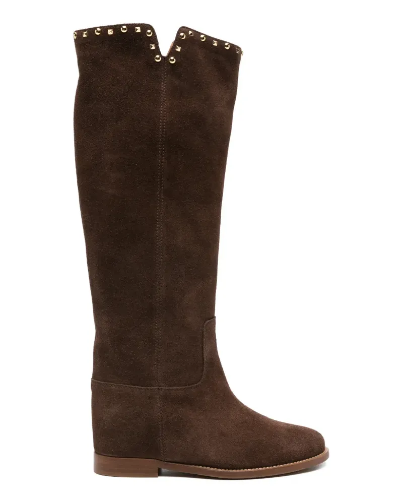 Via Roma 15 studded boots - Braun Braun