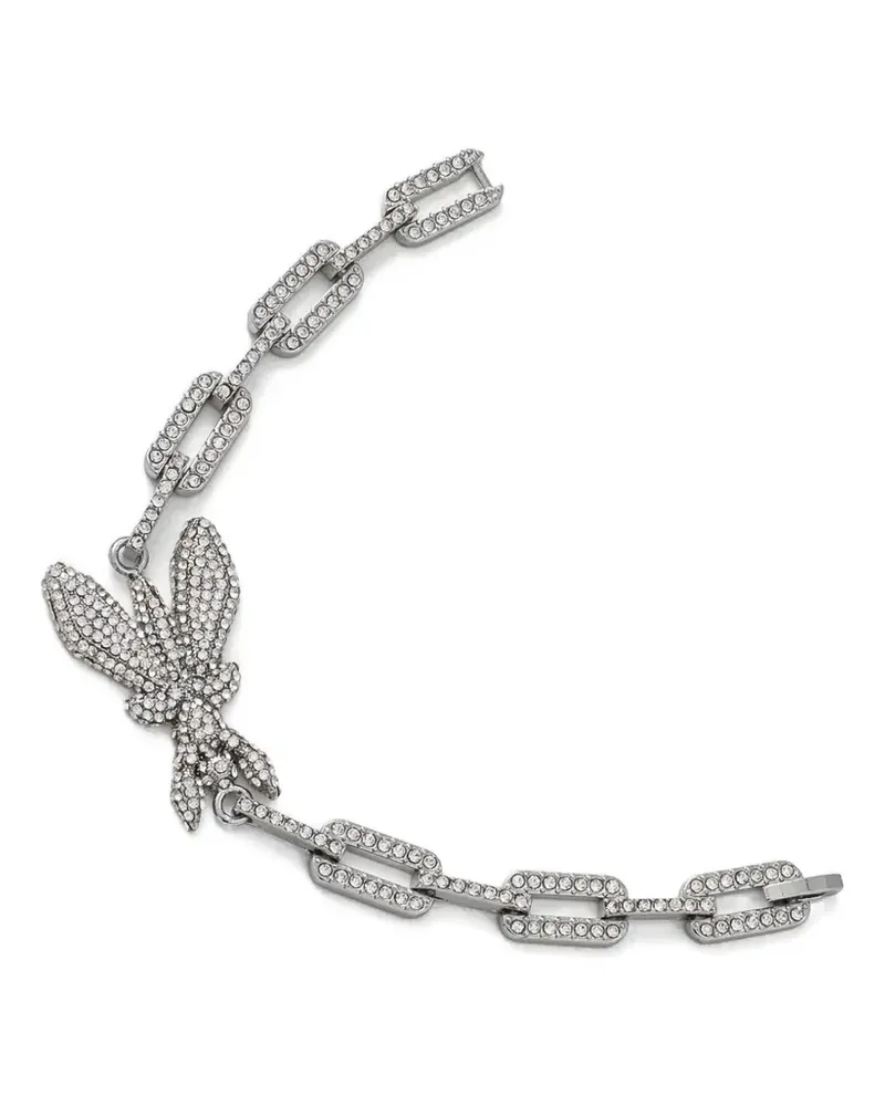 Patrizia Pepe Verziertes Kettenarmband - Silber Silber