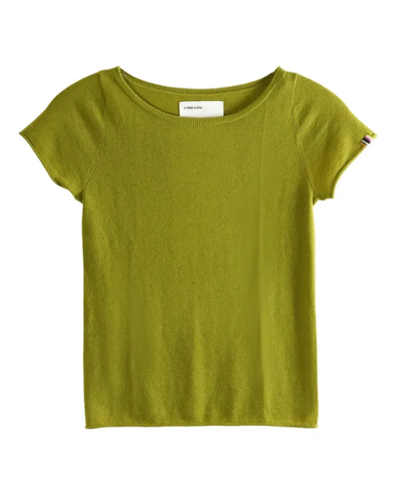 extreme cashmere Lolita T-Shirt mit U-Boot-Ausschnitt - Grün Grün