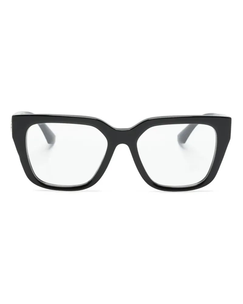 Burberry Brille mit eckigem Gestell - Schwarz Schwarz