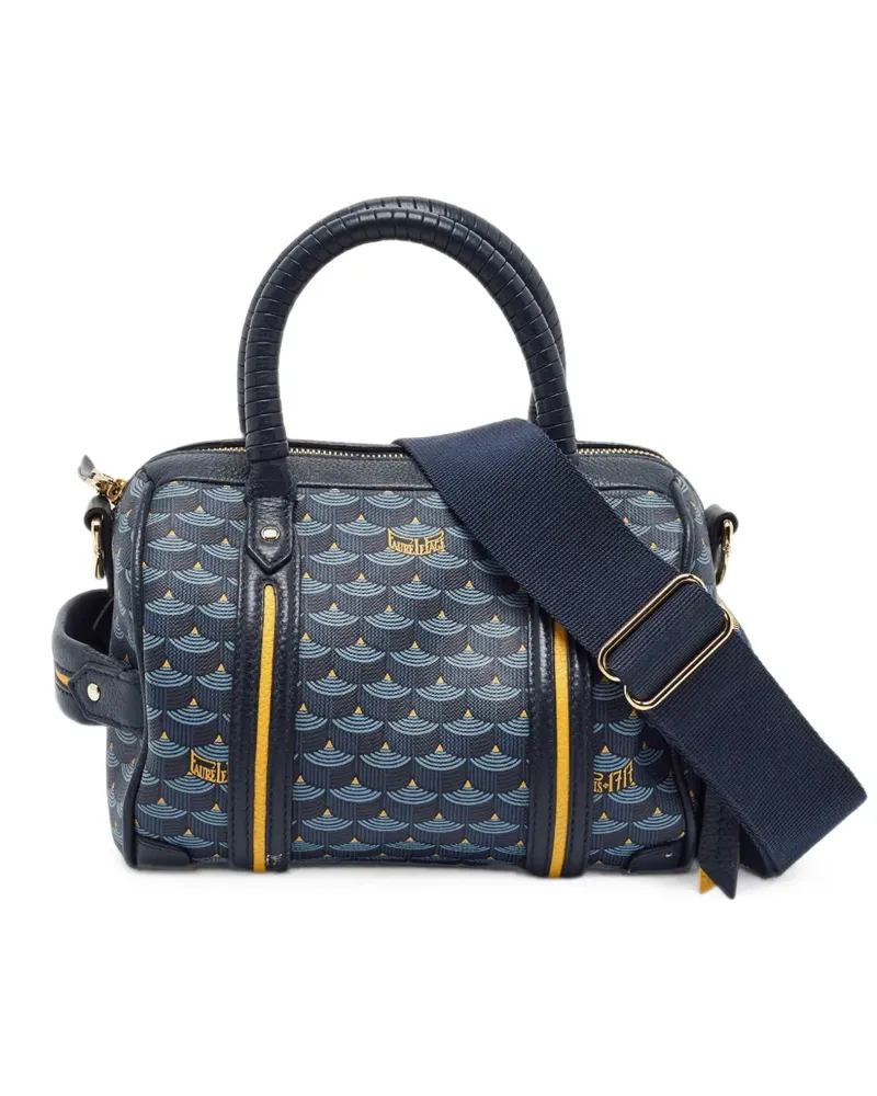 Fauré Le Page Dream Tote Bag mit Fächer-Print 19cm - Blau Blau