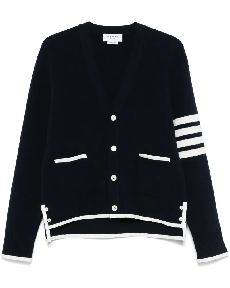 Thom Browne 4-Bar Cardigan aus Schurwolle - Blau Blau