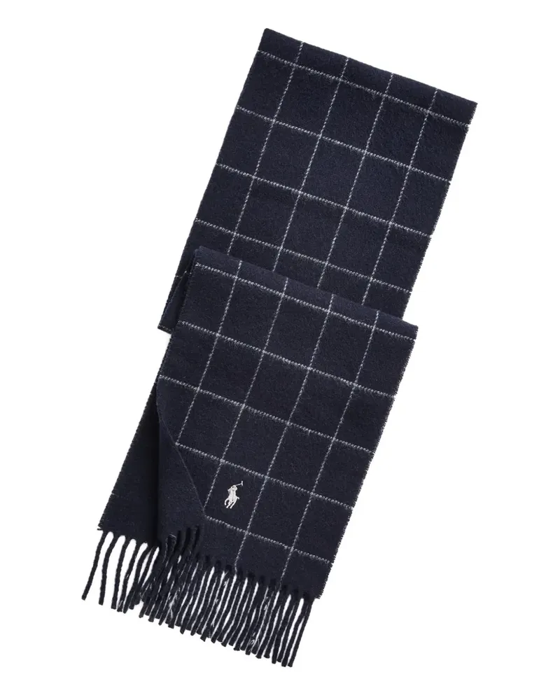 Ralph Lauren Karierter Schal - Blau Blau