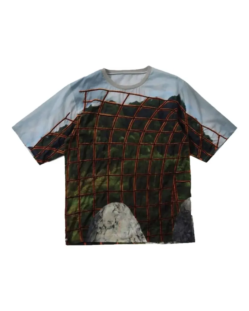 BLESS Nº57 Holidaynewzealand T-Shirt - Blau Blau