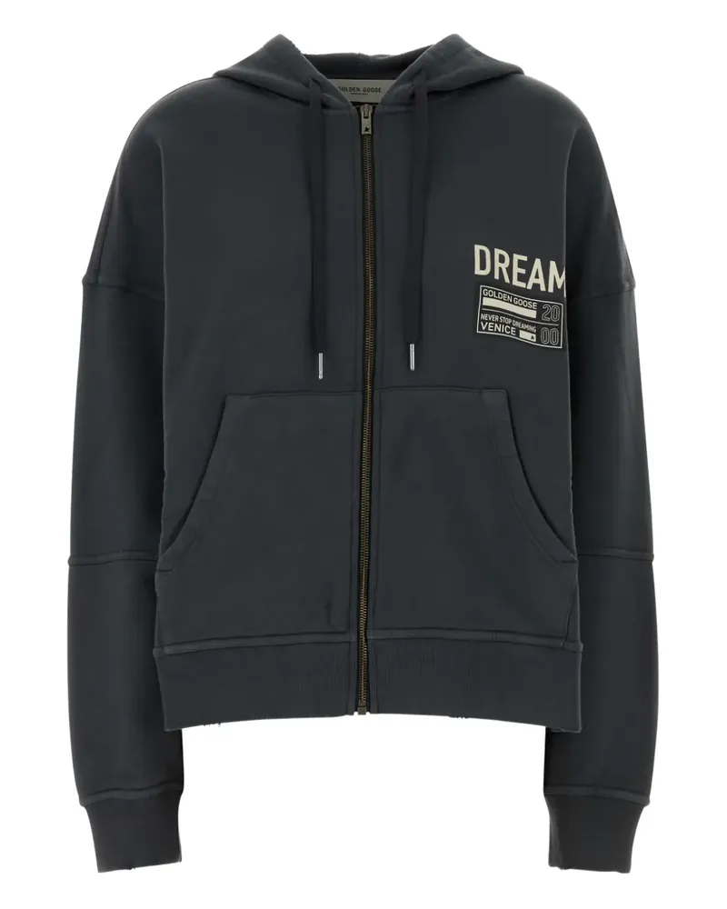 Golden Goose Kapuzenjacke mit Reißverschluss - Grau Grau