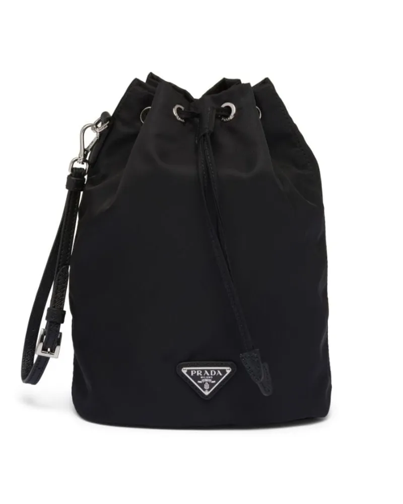 Prada Re-Nylon Clutch - Schwarz Schwarz
