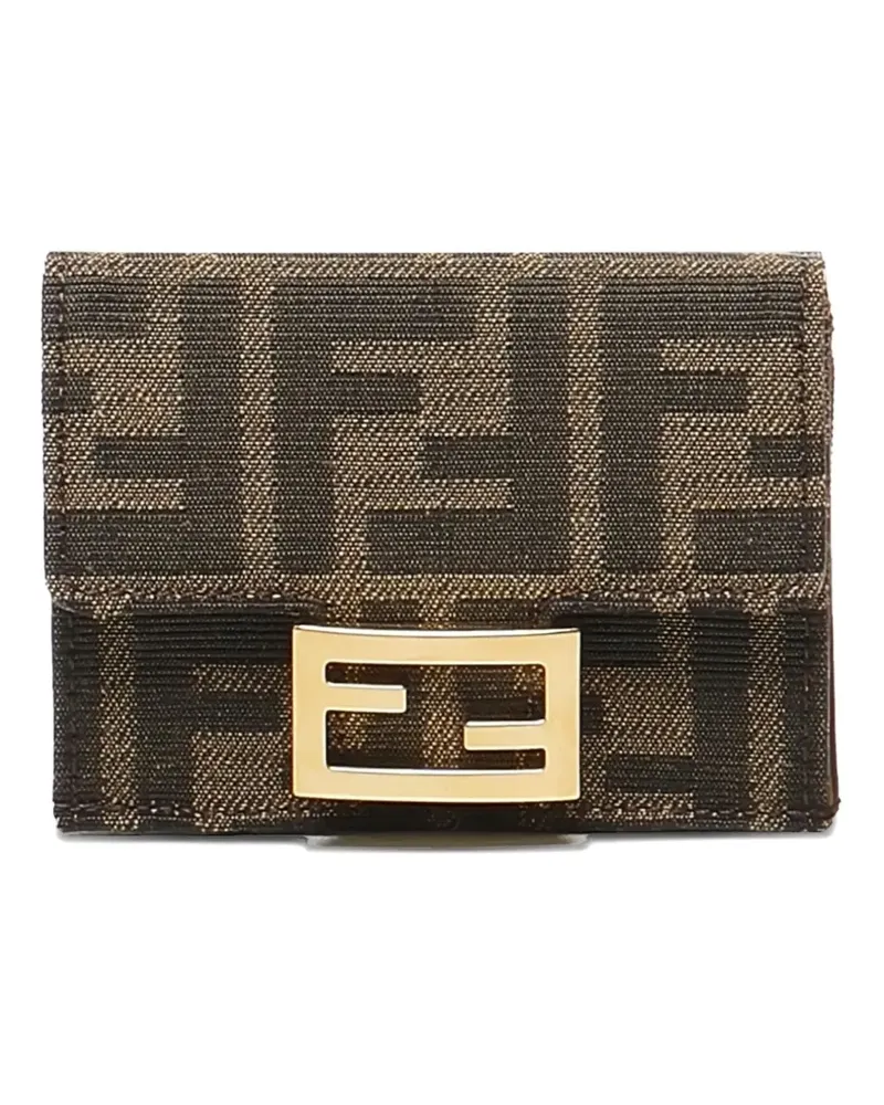 Fendi FF-pattern wallet - Braun Braun