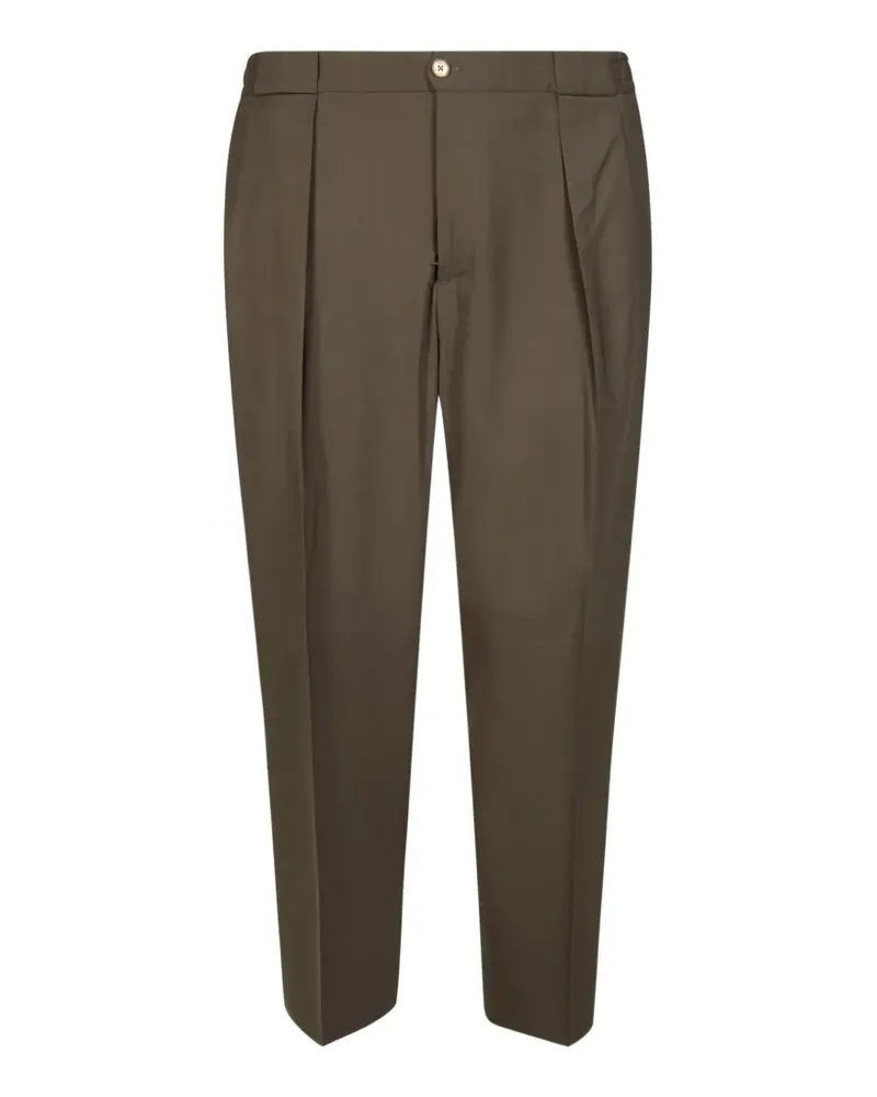 Briglia 1949 Wollhose mit Bundfalten - Braun Braun