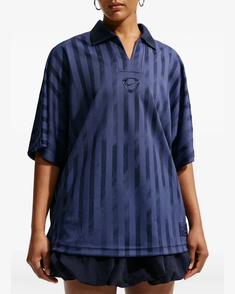 Nike Runway Jersey-Top - Blau Blau
