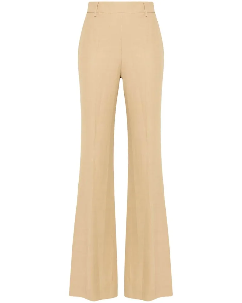 Ermanno Scervino Halbhohe Slim-Fit-Hose - Nude Nude