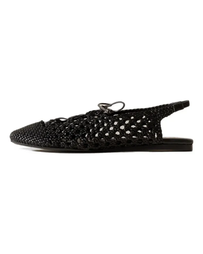 HEREU Gewebte Sardana Sandalen - Schwarz Schwarz