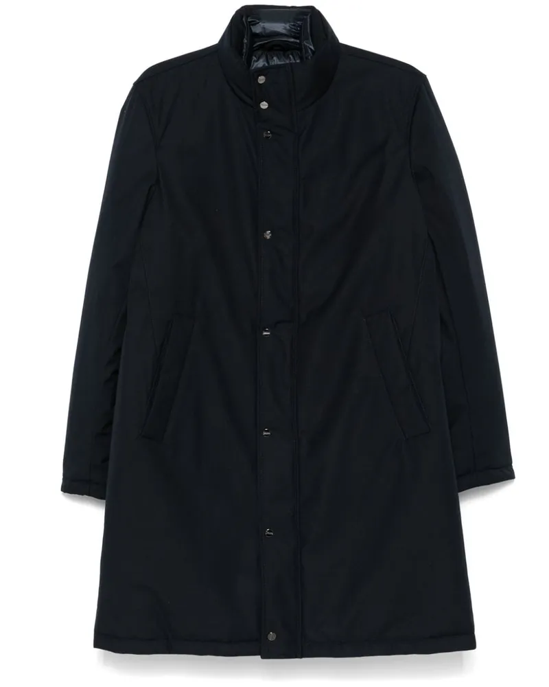 Herno Mantel im Layering-Look - Blau Blau
