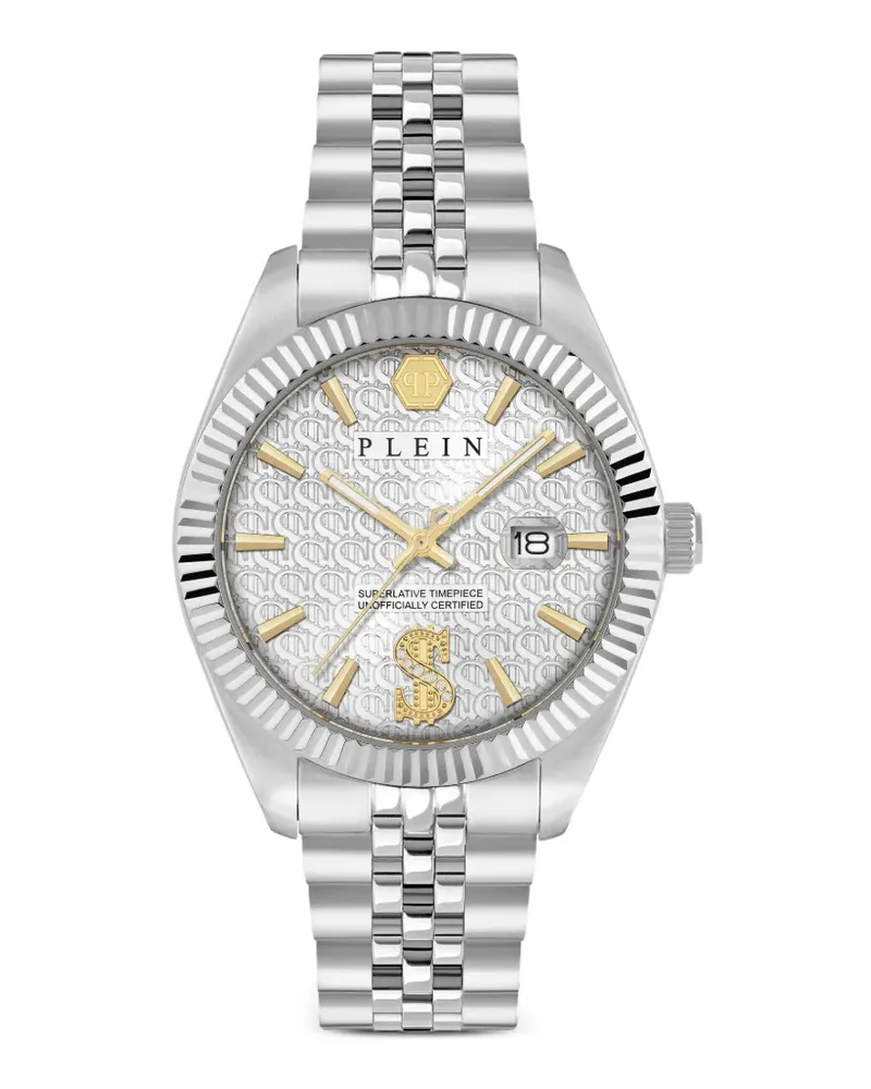Philipp Plein Date Superlative Armbanduhr 41mm - Silber Silber