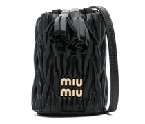 Mini Matelassé-Tasche mit Logo
