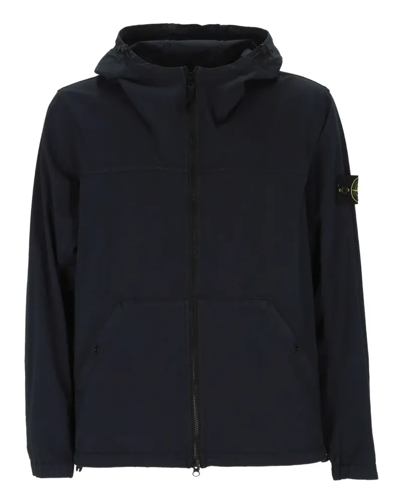 Stone Island Kapuzenjacke mit Reißverschluss - Blau Blau
