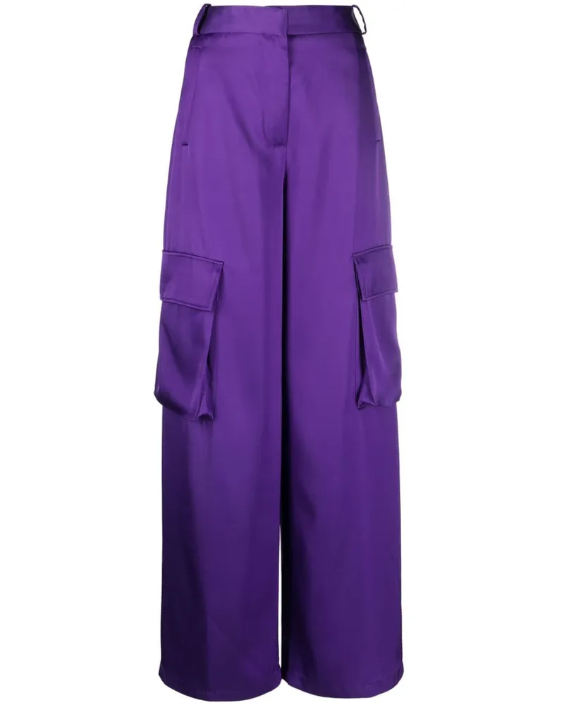 Versace Cargohose mit weitem Bein - Violett Violett