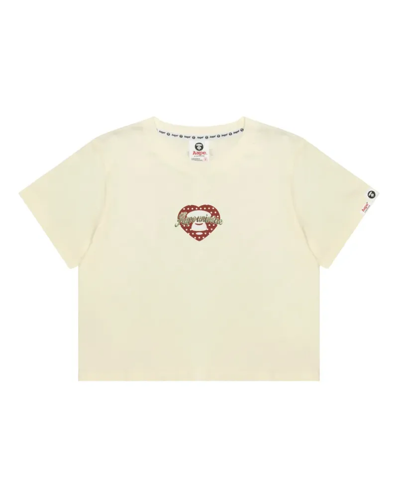 BAPE T-Shirt mit grafischem Print - Nude Nude