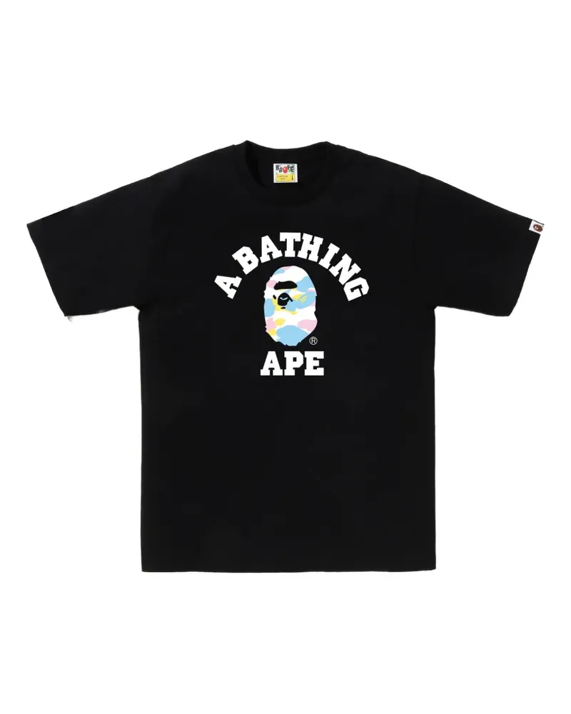BAPE logo graphic T-shirt - Schwarz Schwarz