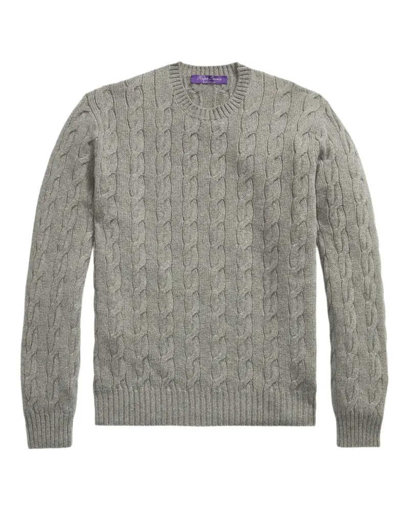 Ralph Lauren Pullover mit Zopfmuster - Grau Grau