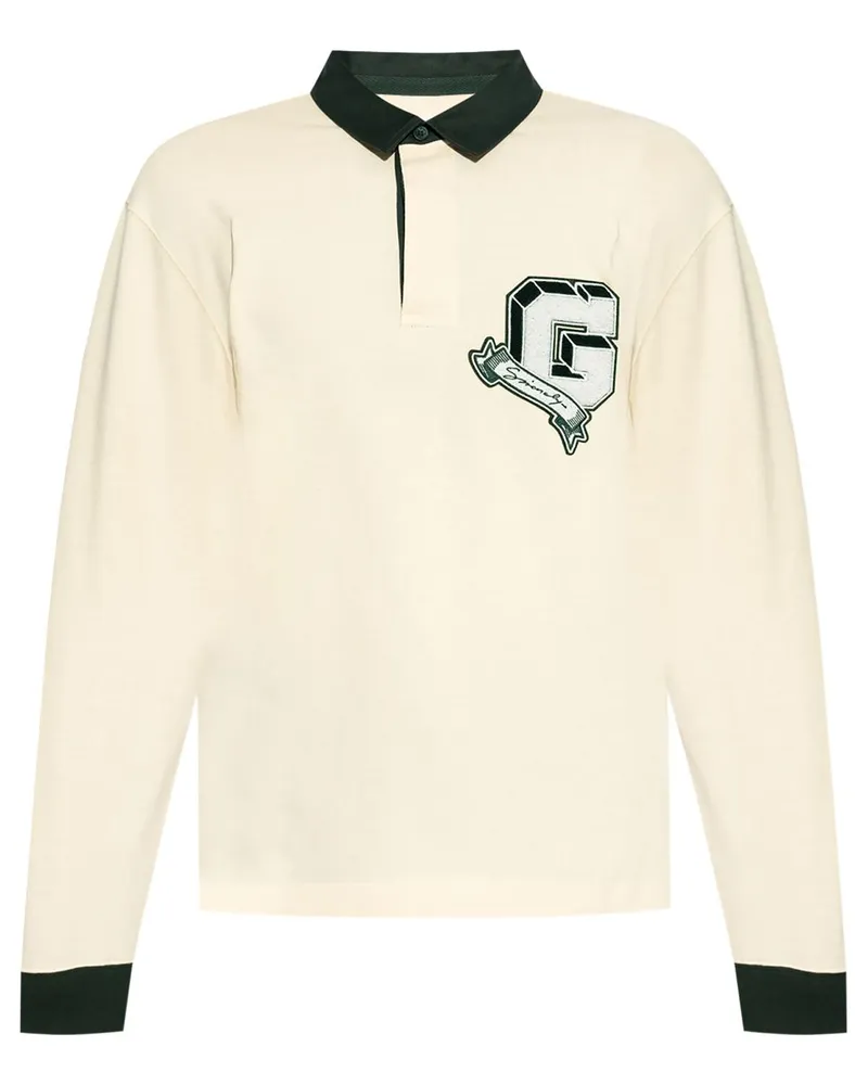 Givenchy Poloshirt mit Logo-Patch - Nude Nude