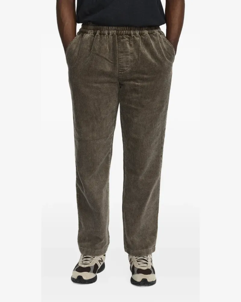 RVLT/revolution Tapered-Hose aus Cord - Grün Grün
