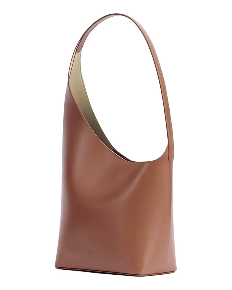 Aesther Ekme Demi une leather tote bag - Braun Braun