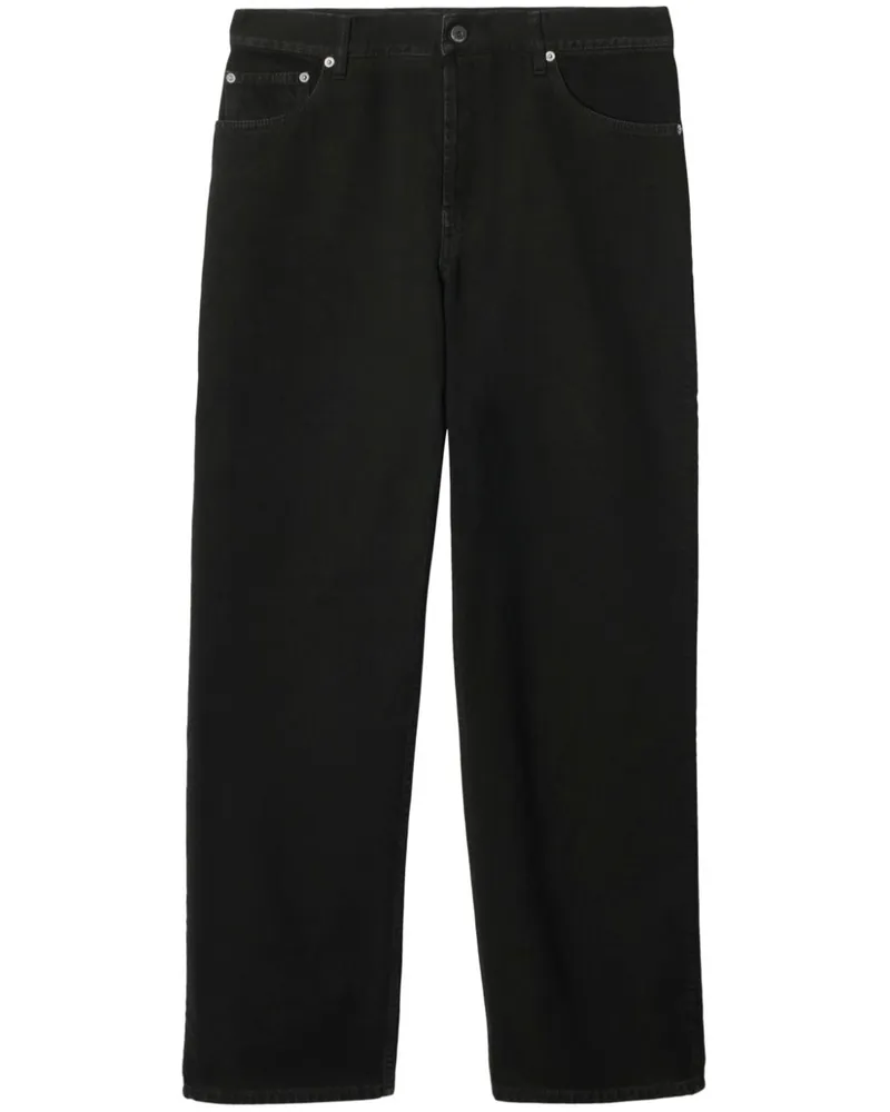 Burberry Jeans mit geradem Bein - Schwarz Schwarz