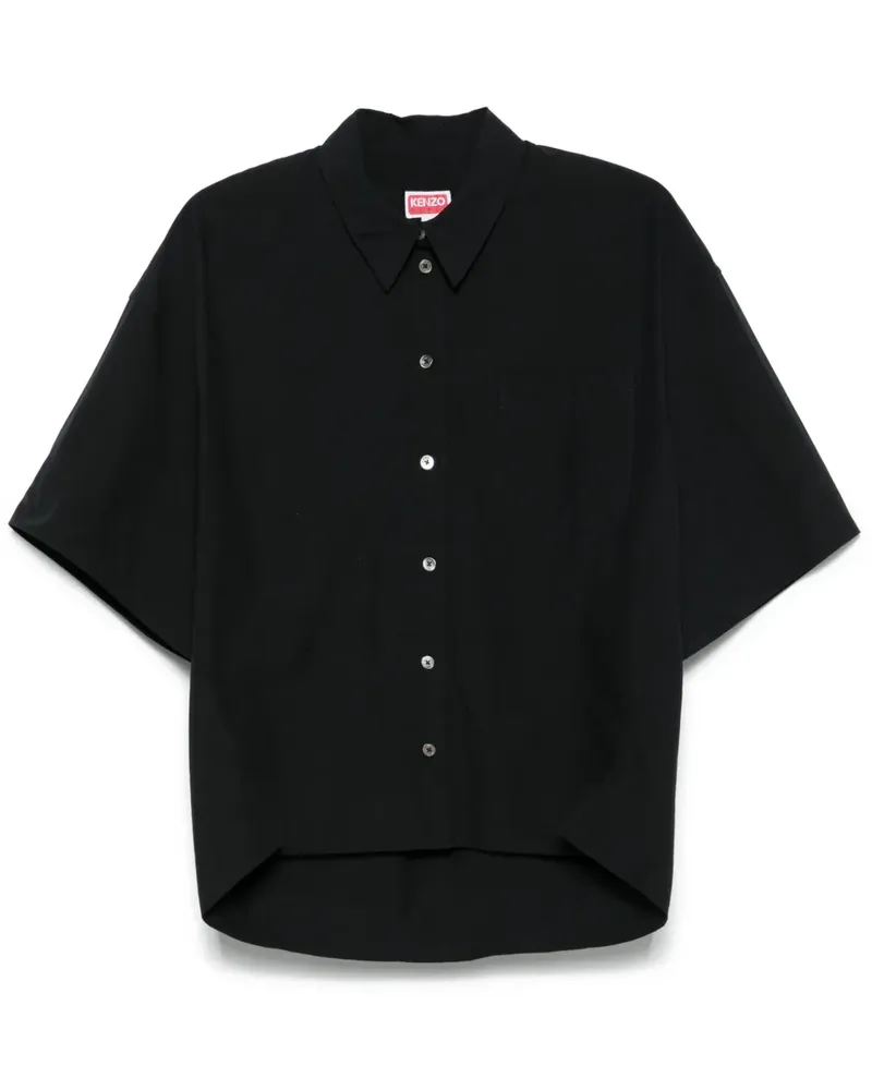 Kenzo Klassisches Hemd - Schwarz Schwarz