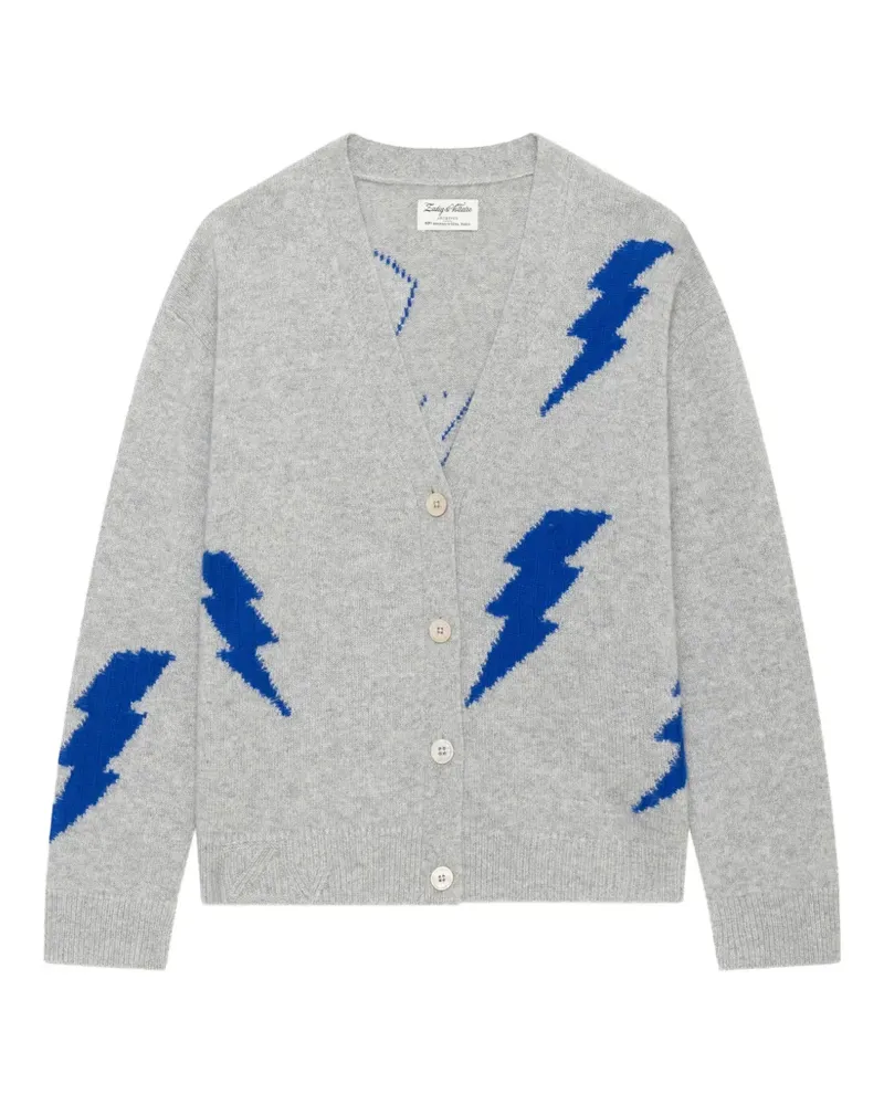 Zadig & Voltaire Mirkaz WS new flashlight cardigan - Grau Grau