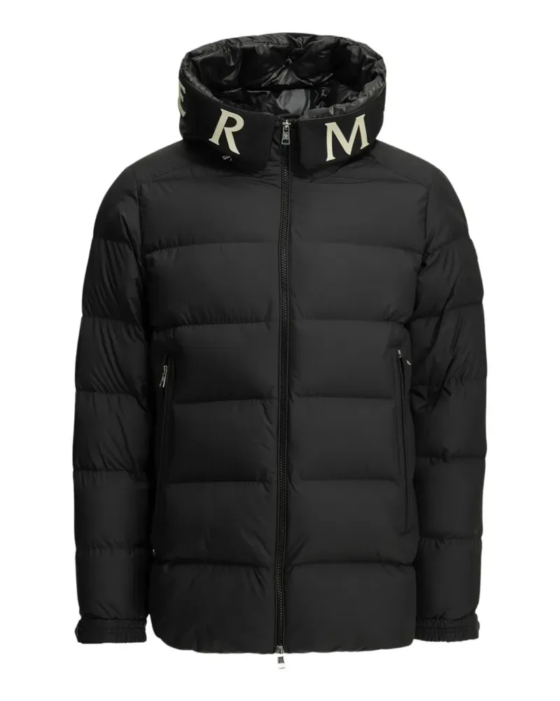 Moncler Mittelgroße Orvelle Daunenjacke mit Kapuze - Schwarz Schwarz