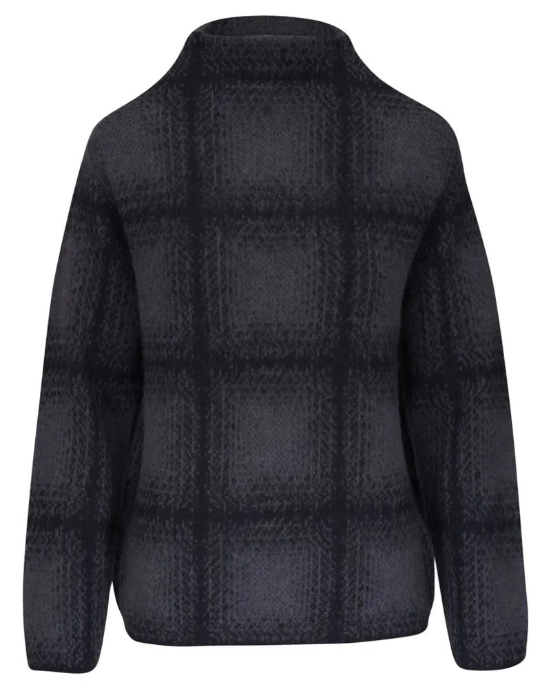 Vince Karierter Pullover - Grau Grau