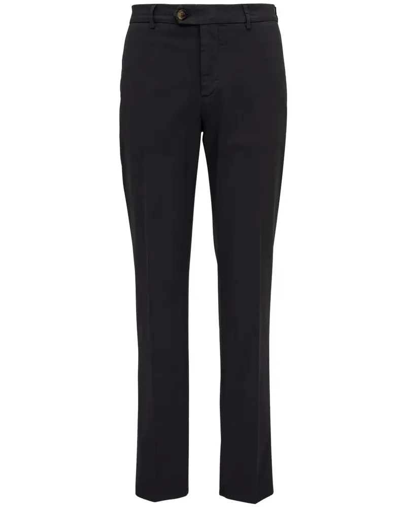 Brunello Cucinelli Hose mit geradem Bein - Schwarz Schwarz