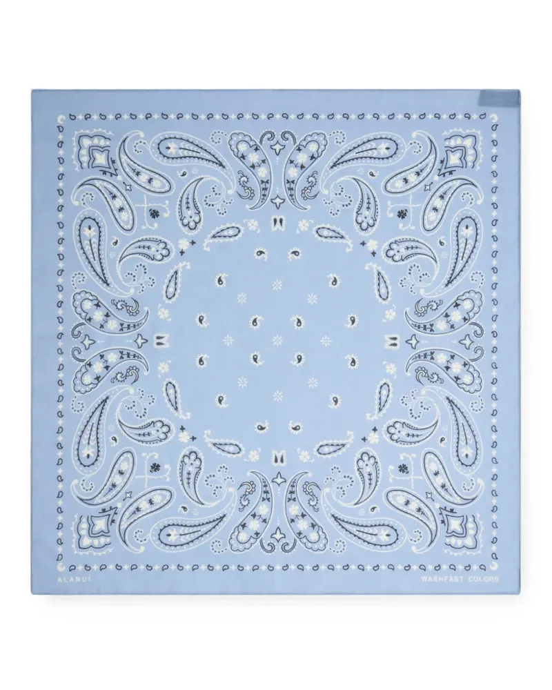 Alanui paisley-pattern bandana - Blau Blau