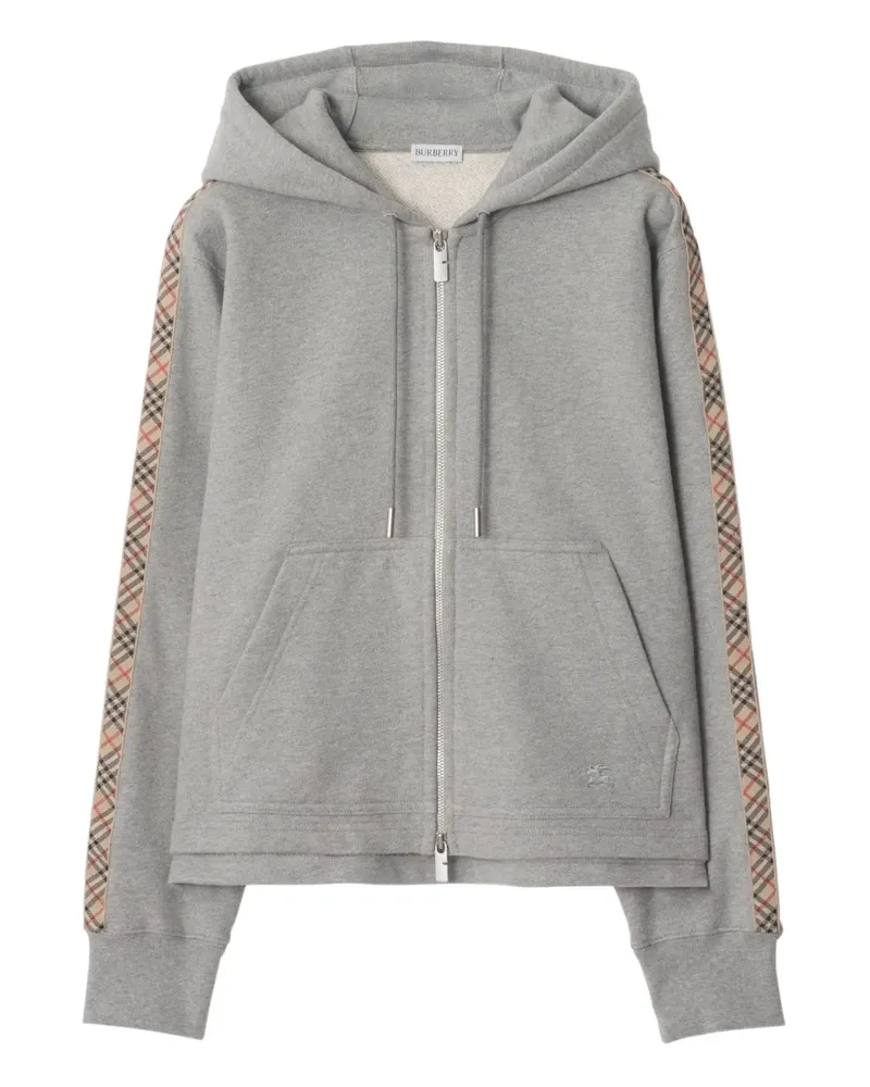 Burberry Kapuzenjacke mit Reißverschluss - Grau Grau
