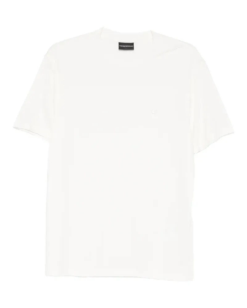 Emporio Armani logo-detail T-shirt - Weiß Weiß