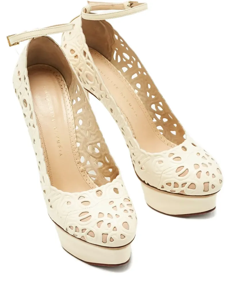 Charlotte Olympia Dolores Pumps mit Cut-Out - Nude Nude
