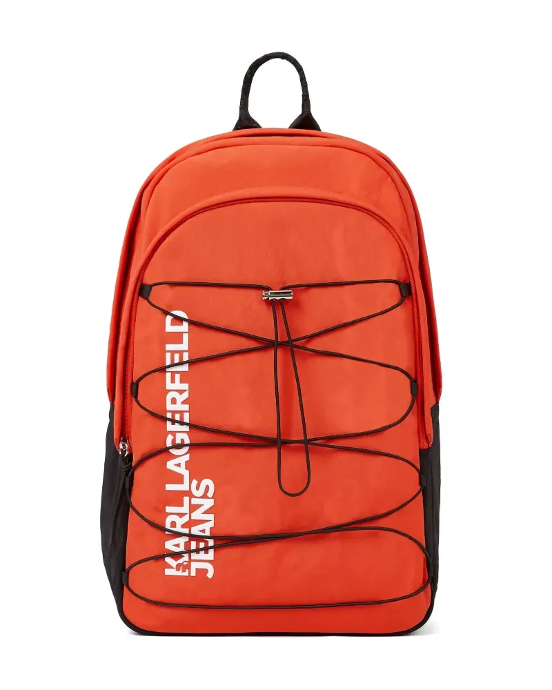 Karl Lagerfeld Rucksack im Utility-Look - Orange Orange