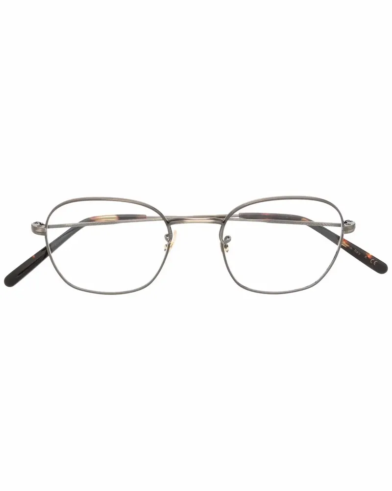 Oliver Peoples Brille mit rundem Gestell - Braun Braun