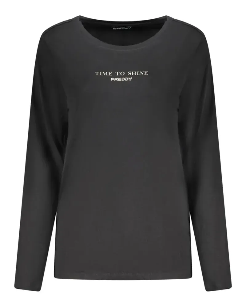 Freddy graphic-print long-sleeve T-shirt - Grau Grau