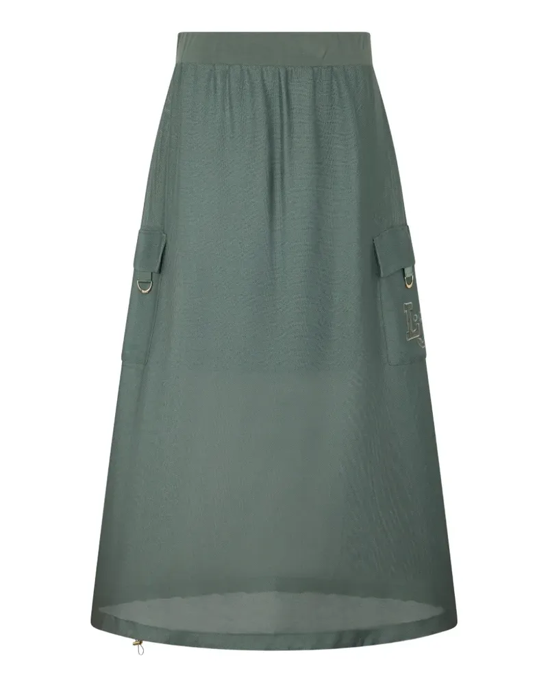 Liu Jo patch-pocket maxi skirt - Grün Grün