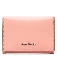 Acne Studios Portemonnaie mit Logo-Prägung Rosa