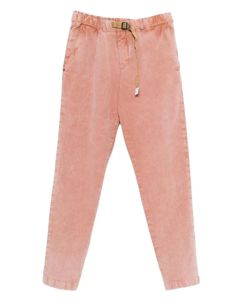 PLAN C Ausgeblichene Cordhose mit Kordelzug - Rosa Rosa