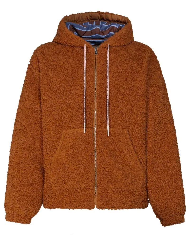 Marni Jacke mit Logo-Kordelzug - Braun Braun