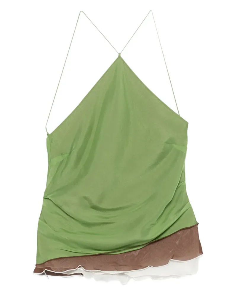 SIR Danica Oberteil im Layering-Look - Grün Grün