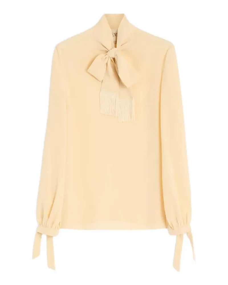 Valentino Garavani Hemd aus Crêpe de Chine - Nude Nude