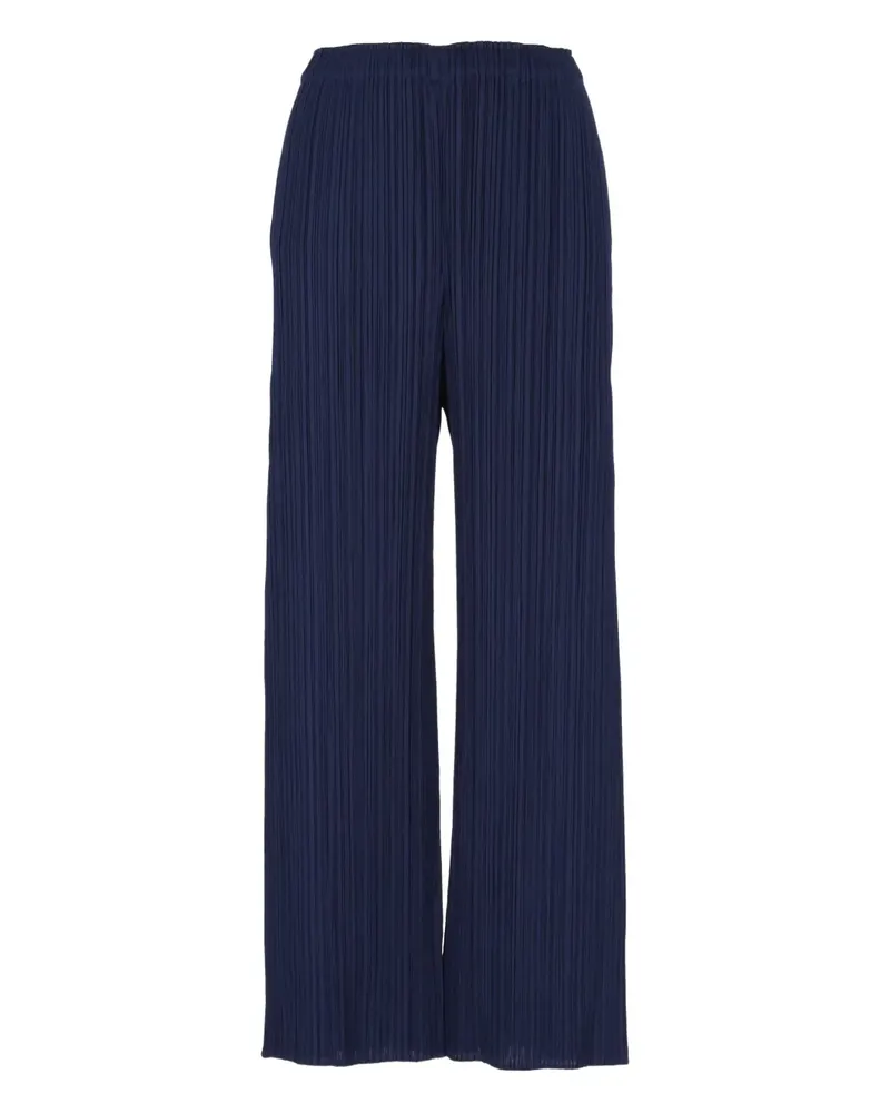 Issey Miyake Plissierte Hose - Blau Blau